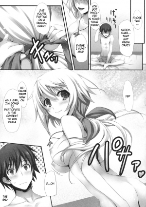 (COMIC1☆5) [Mugenkidou A (Tomose Shunsaku)] INFINITY's (IS <Infinite Stratos>) [English] [Kibitou4Life] - Page 25