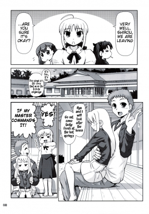 [PNO Group (Hase Hiroshi)] Madamada!! Illya Bun Hokan Keikaku! ~Konya mo Asa made Love Love H Hen~ (Fate/stay night) [English] [Tigoris Translates] - Page 8