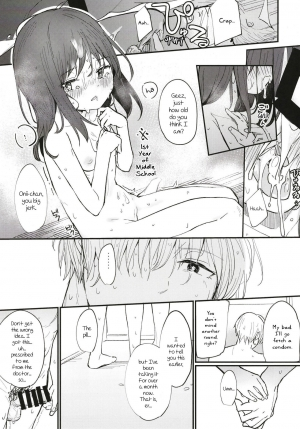 [Fatima Cigarette (Daki Makura)] Onii-chan wa mada Natsuyasumichuu dakara Sex Shitemita [English] [Panatical] [Digital] - Page 15