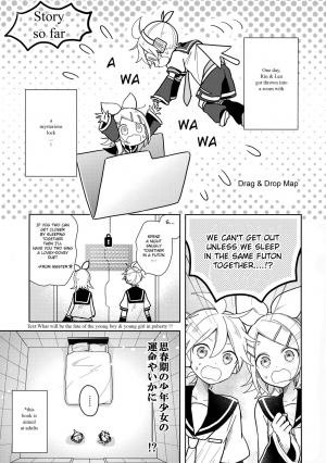 (Kagamine Kotoha!) [Wonderland (Suzumi)] Issho no Ofuton de Nenai to Derarenai Heya [Seijin Mukai] (VOCALOID) [English] - Page 3