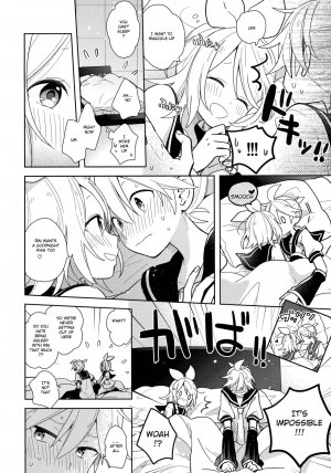 (Kagamine Kotoha!) [Wonderland (Suzumi)] Issho no Ofuton de Nenai to Derarenai Heya [Seijin Mukai] (VOCALOID) [English] - Page 8
