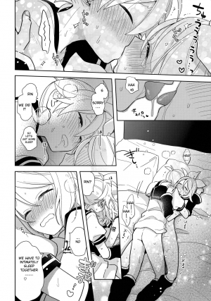 (Kagamine Kotoha!) [Wonderland (Suzumi)] Issho no Ofuton de Nenai to Derarenai Heya [Seijin Mukai] (VOCALOID) [English] - Page 26