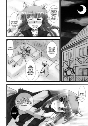 (Mimiket 18) [Wiz's Studio (Tooyama Hirohito)] Ookami no Amai Mitsu | The Wolf's Sweet Nectar (Spice and Wolf) [English] [N04h] - Page 5