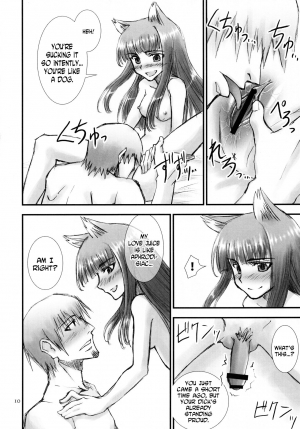 (Mimiket 18) [Wiz's Studio (Tooyama Hirohito)] Ookami no Amai Mitsu | The Wolf's Sweet Nectar (Spice and Wolf) [English] [N04h] - Page 11