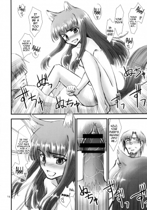 (Mimiket 18) [Wiz's Studio (Tooyama Hirohito)] Ookami no Amai Mitsu | The Wolf's Sweet Nectar (Spice and Wolf) [English] [N04h] - Page 15