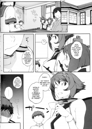 (C86) [Kansai Orange (Arai Kei)] Mutchan to Chicchai Teitoku (Kantai Collection -KanColle-) [English] - Page 5