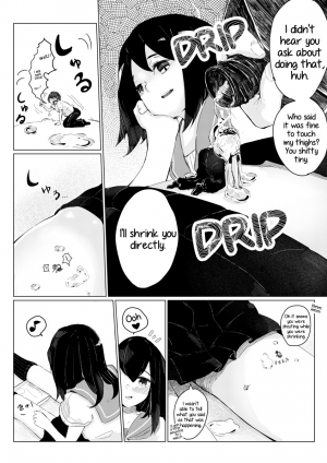  [marushamo] Sachie-chan wa Chiisakushitai | Sachie-chan Wants to Make Him Smaller (Part 1 and 2) [English] [JasmineTea]  - Page 12