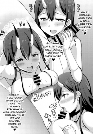 (COMIC1☆16) [Moon Wort (Sougetsu Nonono)] Kansen Suzuya wa Succubus de Aru | Shipgirl Suzuya Is a Succubus (Azur Lane) [English] [Doujins.com] - Page 7