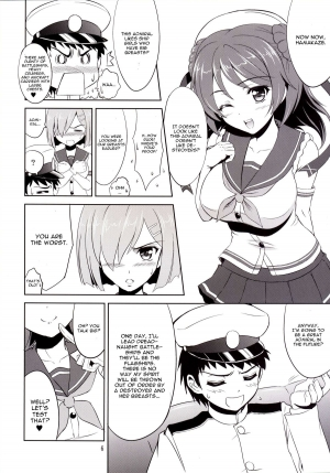 [KNIGHTS (Kishi Nisen)] Omaera no Youna Kuchikukan ga Iru ka!! (Kantai Collection -KanColle-) [English] [CGrascal] [Digital] - Page 6