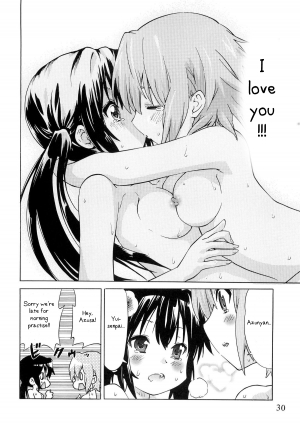 (C80) [Umihan (Ootsuka Shirou)] YURI-ON! #1 Mesomeso Azunyan! (K-ON!) [English] {/u/ scanlations} - Page 30