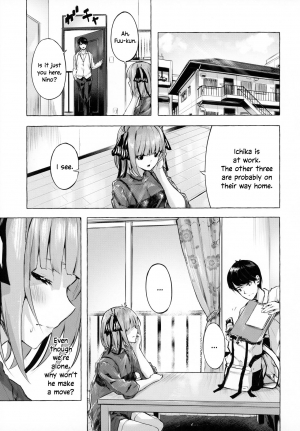 [Sawaraya Shoten (Sahara Gensei)] Hanayome no Kakuritsu | Chance to be a Bride (Gotoubun no Hanayome) [English] - Page 3