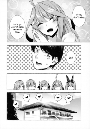 [Sawaraya Shoten (Sahara Gensei)] Hanayome no Kakuritsu | Chance to be a Bride (Gotoubun no Hanayome) [English] - Page 36