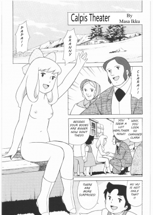 (C61) [Daisuki! Beachkun (Masa Ikku)] Calpis Gekijou | Calpis Theater (Aa... Natsukashi no Heroine-tachi!! Vol. 1 Soukangou) (Alps no Shoujo Heidi) [English] [Satoru] - Page 2