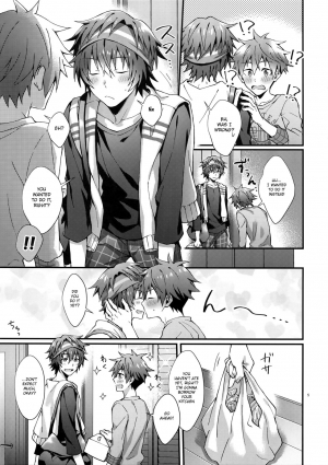 (MIRACLEFESTIV@L!!12) [Rofu Pukaj (Nesou)] Zenkai! Toshishita Kareshi-Ryoku | Full Power! A Younger Boyfriend's Capability (THE IDOLM@STER SideM) [English] [Anzu] - Page 5