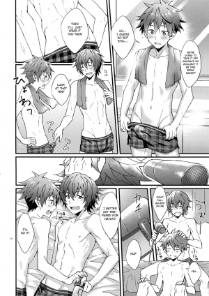 (MIRACLEFESTIV@L!!12) [Rofu Pukaj (Nesou)] Zenkai! Toshishita Kareshi-Ryoku | Full Power! A Younger Boyfriend's Capability (THE IDOLM@STER SideM) [English] [Anzu] - Page 14