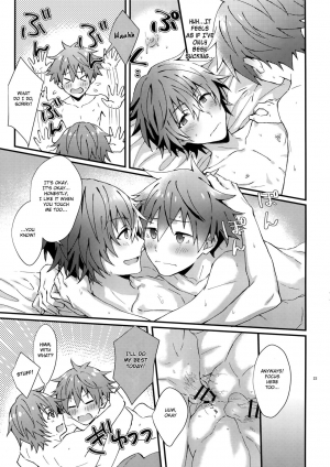 (MIRACLEFESTIV@L!!12) [Rofu Pukaj (Nesou)] Zenkai! Toshishita Kareshi-Ryoku | Full Power! A Younger Boyfriend's Capability (THE IDOLM@STER SideM) [English] [Anzu] - Page 23