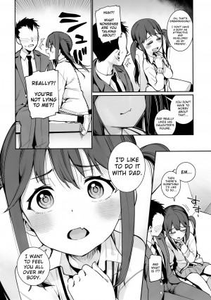 (C97) [Youmusya (Gengorou)] Kyou dake, Papa to Musume. | Just for today [English] [aduko] - Page 7