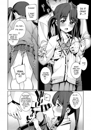 (C97) [Youmusya (Gengorou)] Kyou dake, Papa to Musume. | Just for today [English] [aduko] - Page 9