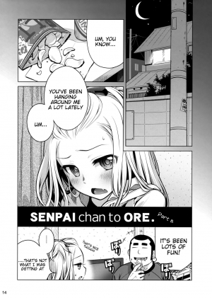 (C85) [Otaku Beam (Ootsuka Mahiro)] Senpai-chan to Ore. [English] =Tigoris Translates= - Page 14