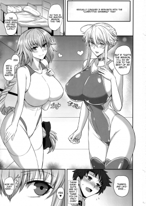 (COMIC1☆13) [Tamagobou (Kumakiti)] Kyouei Tokusei no Servant to (Fate/Grand Order) [English] [Tigoris Translates] - Page 3