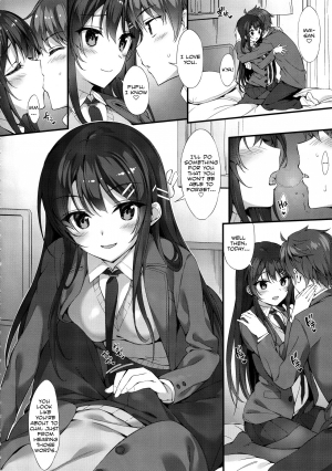 (C95) [P:P (Oryou)] Mai Senpai to Ichatsukitai | I Want to Flirt With Mai-senpai (Seishun Buta Yarou wa Bunny Girl Senpai no Yume o Minai) [English] [Marv + Redlantern] - Page 6
