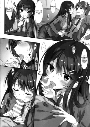 (C95) [P:P (Oryou)] Mai Senpai to Ichatsukitai | I Want to Flirt With Mai-senpai (Seishun Buta Yarou wa Bunny Girl Senpai no Yume o Minai) [English] [Marv + Redlantern] - Page 8