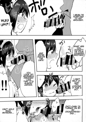 (C91) [27 (Fujitsuna)] Otouto wa Maid-san [English] [torappufan] - Page 9