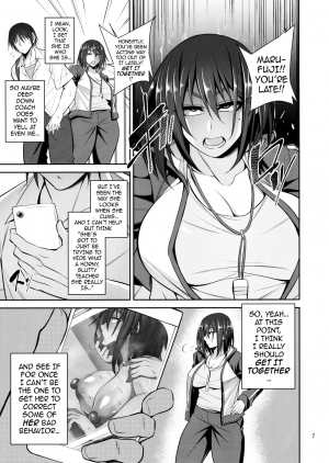 (C97) [Mousou Engine (Korotsuke)] Otsubone Taiiku Kyoushi Mesu no Hon | The Phys Ed Dept’s Queen Bitch Book [English] {darknight} - Page 7