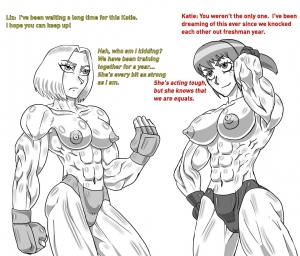  [Allesey] Boxing Girls Katie vs. Liz Rounds 1-4 (English) Plus Bonus Sisters Round  - Page 28