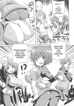 [Kitsune Choukan] Chousei Sentai Baifoman (Nyotaika! Paradise 2) [English] - Page 4