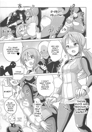 [Kitsune Choukan] Chousei Sentai Baifoman (Nyotaika! Paradise 2) [English] - Page 14