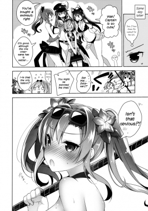 (SC2015 Autumn) [Jitaku Ijouari! (Neet)] Danchou-san ga Mizugi o Kinai Riyuu | The Reason Captain Doesn't Wear a Swimsuit is... (Granblue Fantasy) [English] [ArnasB] - Page 24