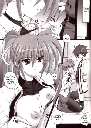 (COMIC1☆2) [Kamogawaya (Kamogawa Tanuki)] NINETEENS CLOCK UP! (Mahou Shoujo Lyrical Nanoha)[ENG] - Page 7