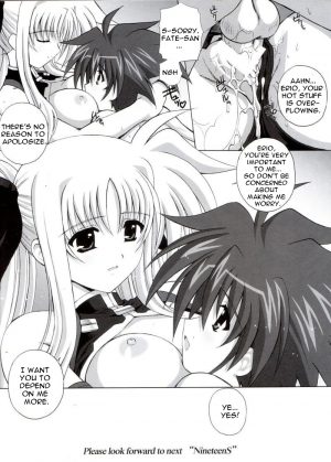 (COMIC1☆2) [Kamogawaya (Kamogawa Tanuki)] NINETEENS CLOCK UP! (Mahou Shoujo Lyrical Nanoha)[ENG] - Page 22