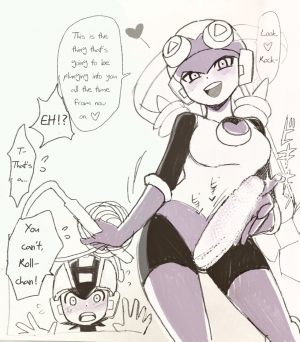  Exe Futanari Dark Roll chan x Rockman [English]