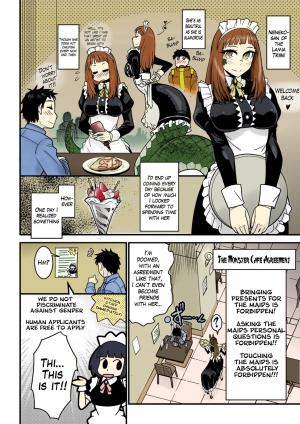 [Kuroshiki] Mon Cafe Yori Ai o Kominute | With Love, the Monster Cafe (Bessatsu Comic Unreal Monster Musume Paradise Vol. 4) [English] [Colorized] [Decensored] [Digital] - Page 3