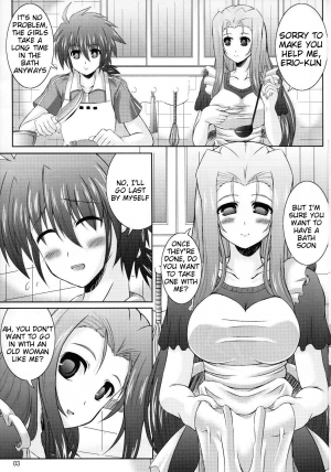 (COMIC1☆7) [Utanone Dou (Utanone Sion)] Mega☆Pai | Mega☆Tits (Mahou Shoujo Lyrical Nanoha) [English] [Tigoris Translates] - Page 4