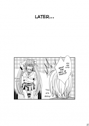 (COMITIA112) [Punisher Punishment (Panimi)] A Big-Tig Twintail Girl gets Screwed by Two Futanari Girls [English] - Page 27