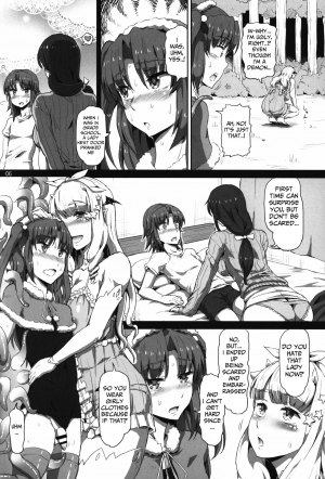  (C90) [.7 (DAWY)] Onee-sama na Succubus to Josou Santa-chan｜Mature Succubus and Young Santa-chan [English]  - Page 7