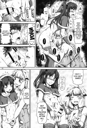  (C90) [.7 (DAWY)] Onee-sama na Succubus to Josou Santa-chan｜Mature Succubus and Young Santa-chan [English]  - Page 11