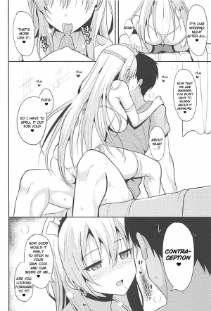 (C94) [Nekonokone (Takeyuu)] Belfast to Kekkon Shoya | Wedding Night with Belfast (Azur Lane) [English] =HOXY= - Page 6