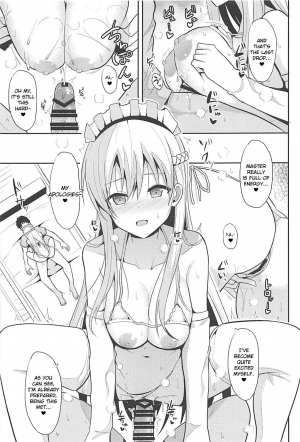 (C94) [Nekonokone (Takeyuu)] Belfast to Kekkon Shoya | Wedding Night with Belfast (Azur Lane) [English] =HOXY= - Page 11