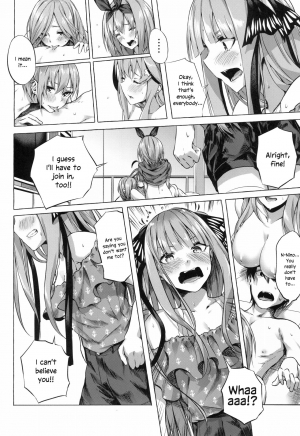 (C96) [Sawaraya Shoten (Sahara Gensei)] Gotoubun no Sorayume | A Five-Part Fantasy (Gotoubun no Hanayome) [English] - Page 27