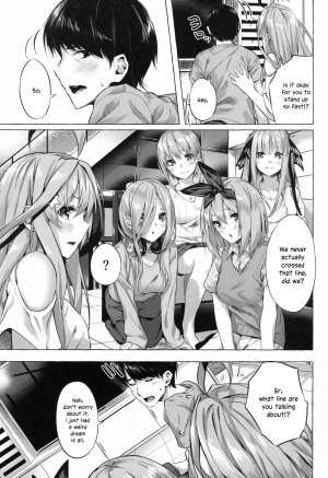 (C96) [Sawaraya Shoten (Sahara Gensei)] Gotoubun no Sorayume | A Five-Part Fantasy (Gotoubun no Hanayome) [English] - Page 36