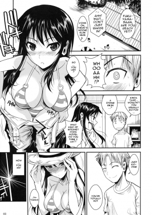  (C80) [Shoot The Moon (Fuetakishi)] Fukuyama-san 3 Watashi wo Umi ni Tsuretette | Fukuyama-san 3 - I'm Going to the Beach [English] {doujin-moe.us}  - Page 5