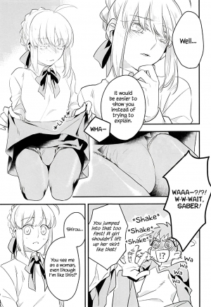 (C92) [Atama Ohanabatake (Otama)] Watashi wa Anata ga Hoshii. (Fate/stay night) [English] - Page 16