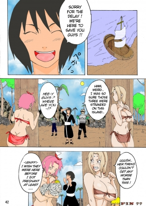 (C79) [Naruho-dou (Naruhodo)] Jungle de Icchau? (Naruto) [English] [Colorized] - Page 44