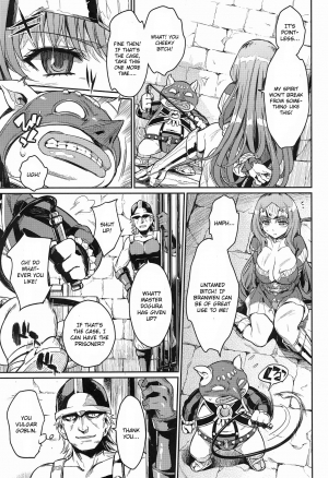 (C82) [Kusari Caterpillar (Yoshiron)] Dorei Kishi (Queen's Blade) [English] {CGrascal} - Page 5