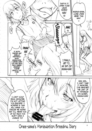 (C83) [Majimadou (Matou)] Oneesama Kaizan Training Diary (Toaru Kagaku no Railgun) [English] [N04h] - Page 6