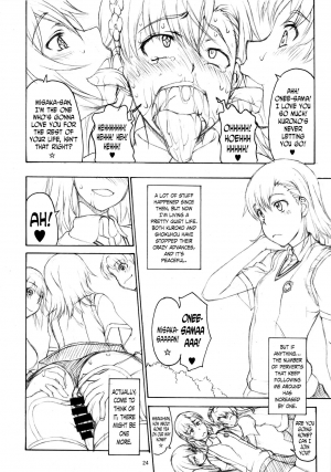 (C83) [Majimadou (Matou)] Oneesama Kaizan Training Diary (Toaru Kagaku no Railgun) [English] [N04h] - Page 24